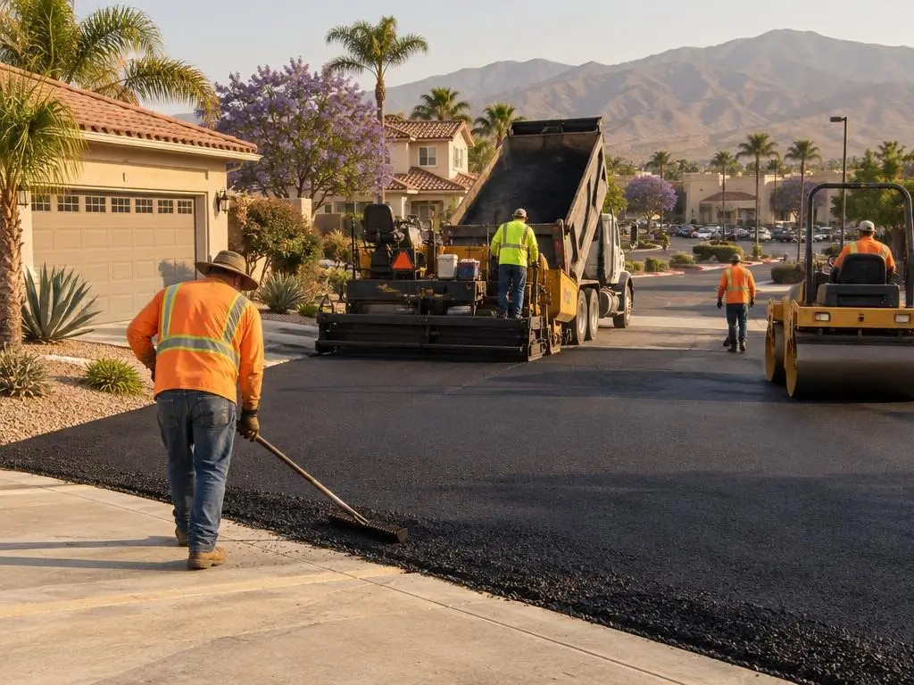 Asphalt Driveway Paving in Ontario, CA